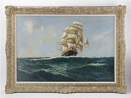 Clipper in Full Sail