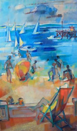 Sample artwork by Jean Cluseau-Lanauve (1914 - 1997), known for painting - View similar artists and auction records