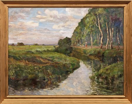 Large Worpswede summer landscape