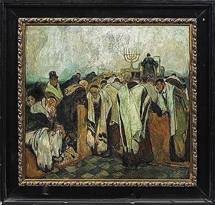 In der Synagoge by Hans Kohlschein - Auction record, sale price, and art valuation. Compare with similar artists and explore comparable artworks.