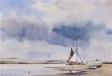 Going Afloat - Blakeney by Adrian Taunton - Auction record, sale price, and art valuation. Compare with similar artists and explore comparable artworks.