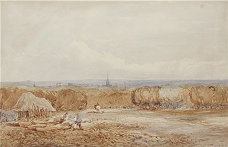 A view of Norwich from the South-East by Robert Leman - Auction record, sale price, and art valuation. Compare with similar artists and explore comparable artworks.