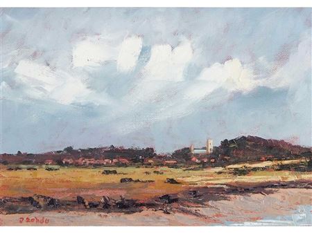 A pair of Norfolk Landscapes