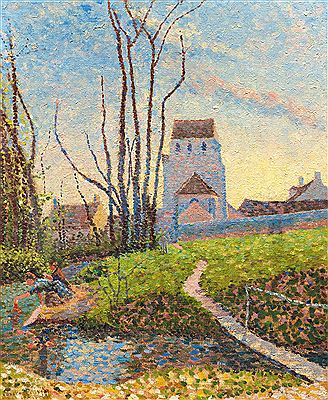Les lavandières. Circa 1888. by Émile Gustave Cavallo-Peduzzi - Auction record, sale price, and art valuation. Compare with similar artists and explore comparable artworks.