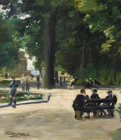 Sample artwork by Alexander Denonne (1879 - 1953), known for interior, genre, figure painting - View similar artists and auction records