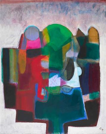 Abstract composition. 1974. by Aja Iskander Schmidlin - Auction record, sale price, and art valuation. Compare with similar artists and explore comparable artworks.