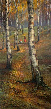 Harvesting in the woods