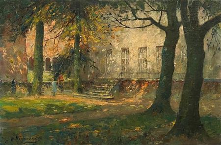 Animated courtyard