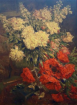 Bouquet with poppies