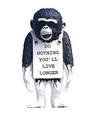 MONKEY SIGN, NOIR