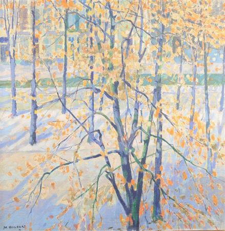"The trees in front of the house" by Maurice Guilbert - Auction record, sale price, and art valuation. Compare with similar artists and explore comparable artworks.