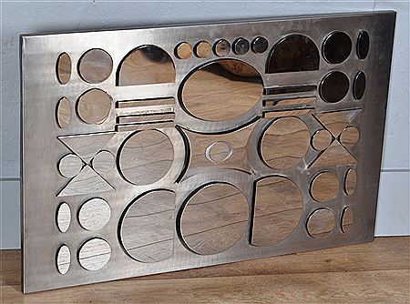 Kinetic metal mirror by Michel Degand - Auction record, sale price, and art valuation. Compare with similar artists and explore comparable artworks.