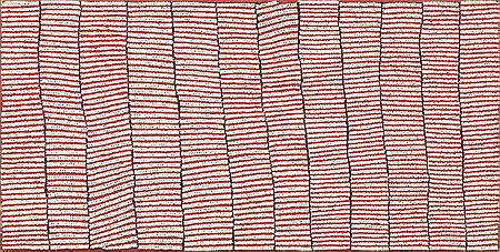 Sample artwork by Yakari Napaltjarri (Born 1950), known for aboriginal art - View similar artists and auction records