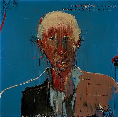 Study for David Hockney Drinking Tea No. 3 2007