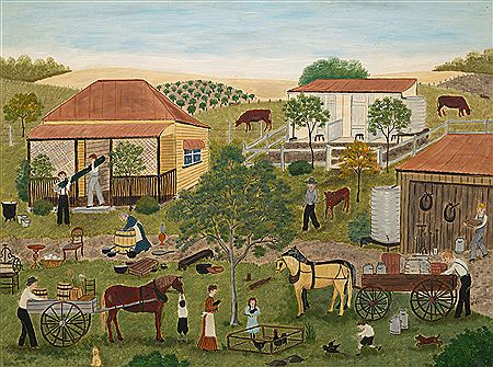 On the Farm by Roma Higgins - Auction record, sale price, and art valuation. Compare with similar artists and explore comparable artworks.