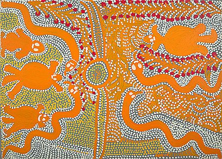 Snakes and Lizards by Ruby Tjangawa Williamson - Auction record, sale price, and art valuation. Compare with similar artists and explore comparable artworks.