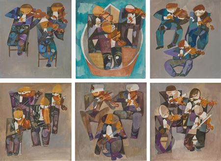 Artist's Book of Twenty Seven Works (Musicians) 6-11-83 to 26-11-83 by Dorothy Mary Braund - Auction record, sale price, and art valuation. Compare with similar artists and explore comparable artworks.