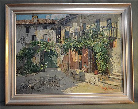 Italian backyard