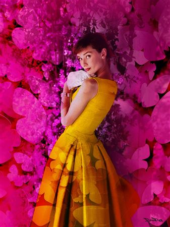 "Audrey Butterfly" tribute to Norman Parkinson