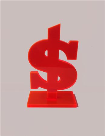 "Dollar" tribute to Andy Warhol