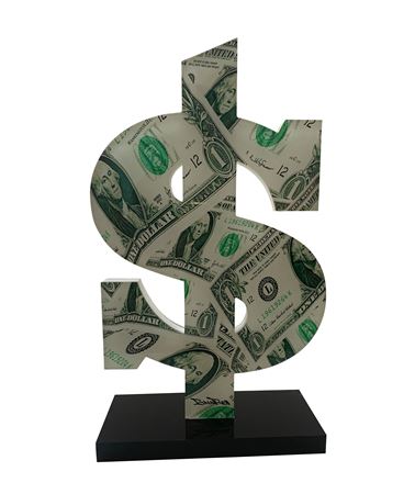 Dollar sculpture, tribute to Andy Wharol