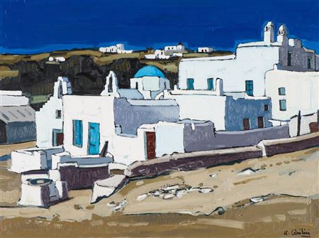 Façades Blanches à Mykonos