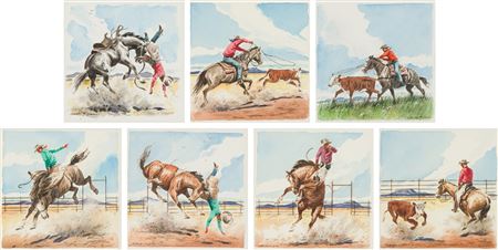(7) Watercolor Works