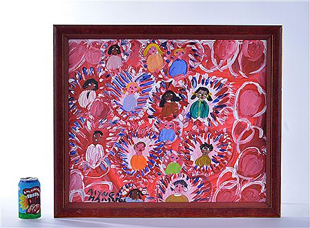Red hearts by Alyne Harris - Auction record, sale price, and art valuation. Compare with similar artists and explore comparable artworks.
