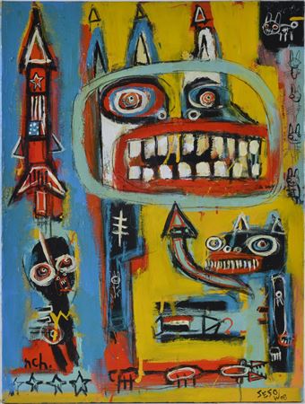Folk Art Painting by Matt Sesow - Auction record, sale price, and art valuation. Compare with similar artists and explore comparable artworks.