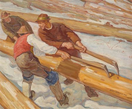 Sample artwork by Ernst Schrom (1902 - 1969), known for painting - View similar artists and auction records