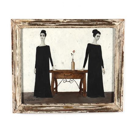 Two Women by a Table