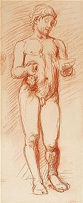Study for a Bacchus by Hans Marees - Auction record, sale price, and art valuation. Compare with similar artists and explore comparable artworks.