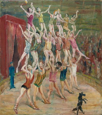 Artistenpyramide (Große Pyramide) Circa 1928