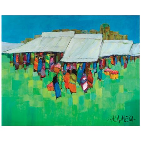 Market Scene in Mexico