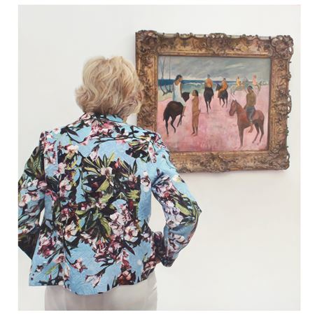 "Riders On A Beach, A Passing Grey Garden At Fundacion Bayeler" by Annie Cabigting - Auction record, sale price, and art valuation. Compare with similar artists and explore comparable artworks.