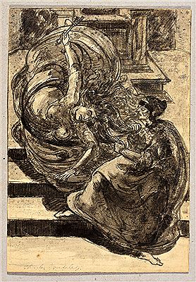 The fight. Ca. 1905