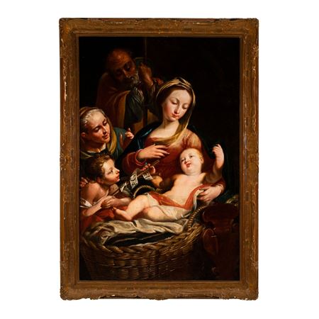 La Sainte Famille avec Saint Jean le Baptiste et Sainte Elisabeth