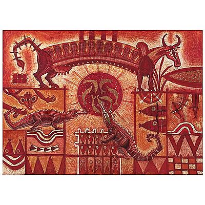Sample artwork by Ixrael Montes (Born 1971), known for paintings - View similar artists and auction records