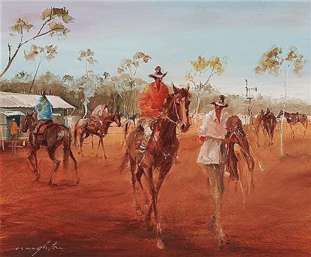 Billy The Jackeroo by Keith Naughton - Auction record, sale price, and art valuation. Compare with similar artists and explore comparable artworks.