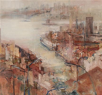 Fog Over Sydney CBD, 1987