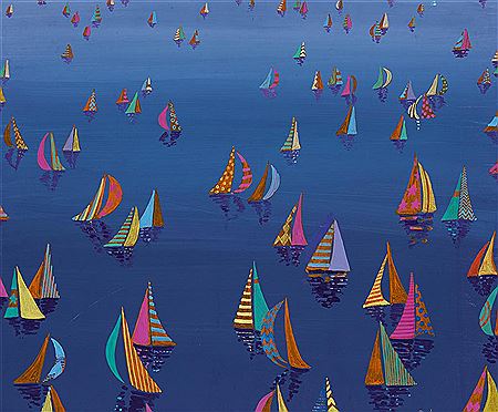 Blue Water Classic by Leon Pericles - Auction record, sale price, and art valuation. Compare with similar artists and explore comparable artworks.
