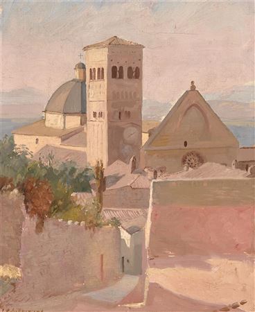 European Town Scene