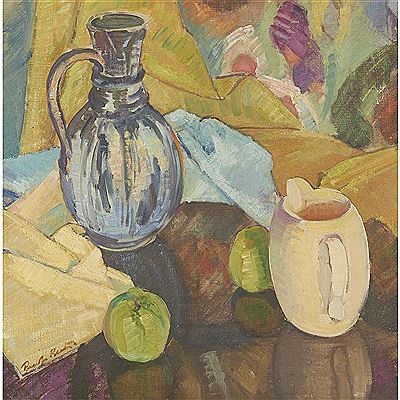 STILL-LIFE WITH BLUE JUG