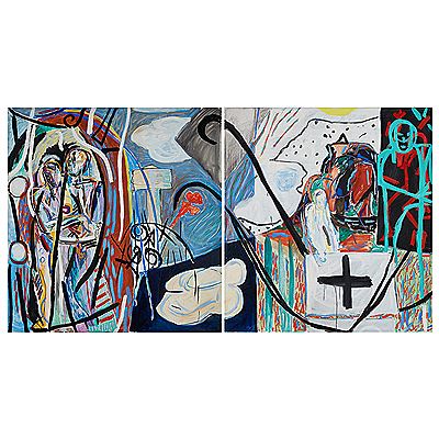 UNTITLED (DIPTYCH) by Caroline McNairn - Auction record, sale price, and art valuation. Compare with similar artists and explore comparable artworks.