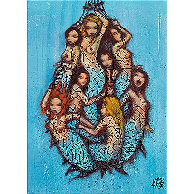 MERMAIDS IN A NET