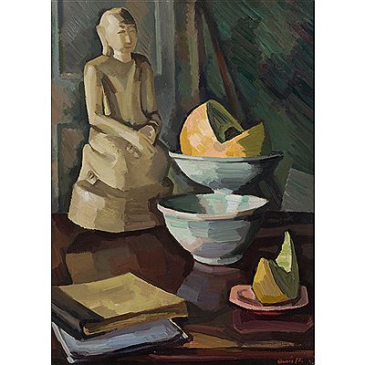 STILL LIFE WITH BUDDHA