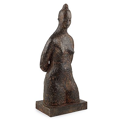 'STANDING FIGURE 2' by Hannah Frank - Auction record, sale price, and art valuation. Compare with similar artists and explore comparable artworks.