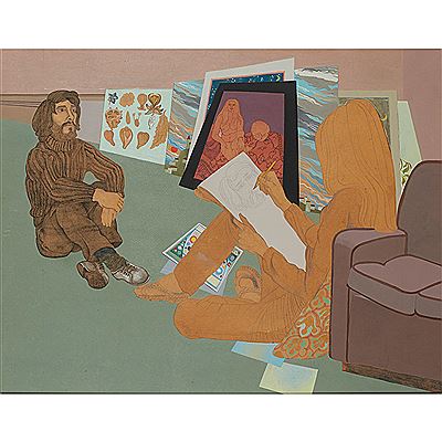 MAKING PICTURES (FILM SEQUENCE WITH LIZ LOCHHEAD), 1972 by Alasdair Gray - Auction record, sale price, and art valuation. Compare with similar artists and explore comparable artworks.
