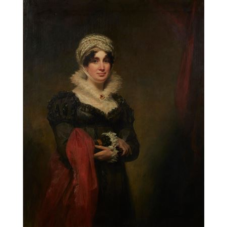 THREE-QUARTER LENGTH PORTRAIT OF LADY CARNEGIE