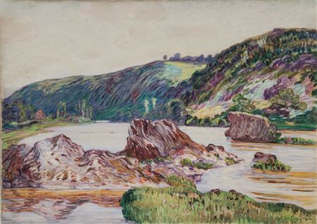 Edge of the Creuse by Leon Detroy - Auction record, sale price, and art valuation. Compare with similar artists and explore comparable artworks.